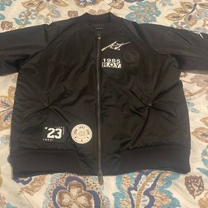 Nike Air Jordan 1985 R.O.Y. Bomber Jacket - L - Black